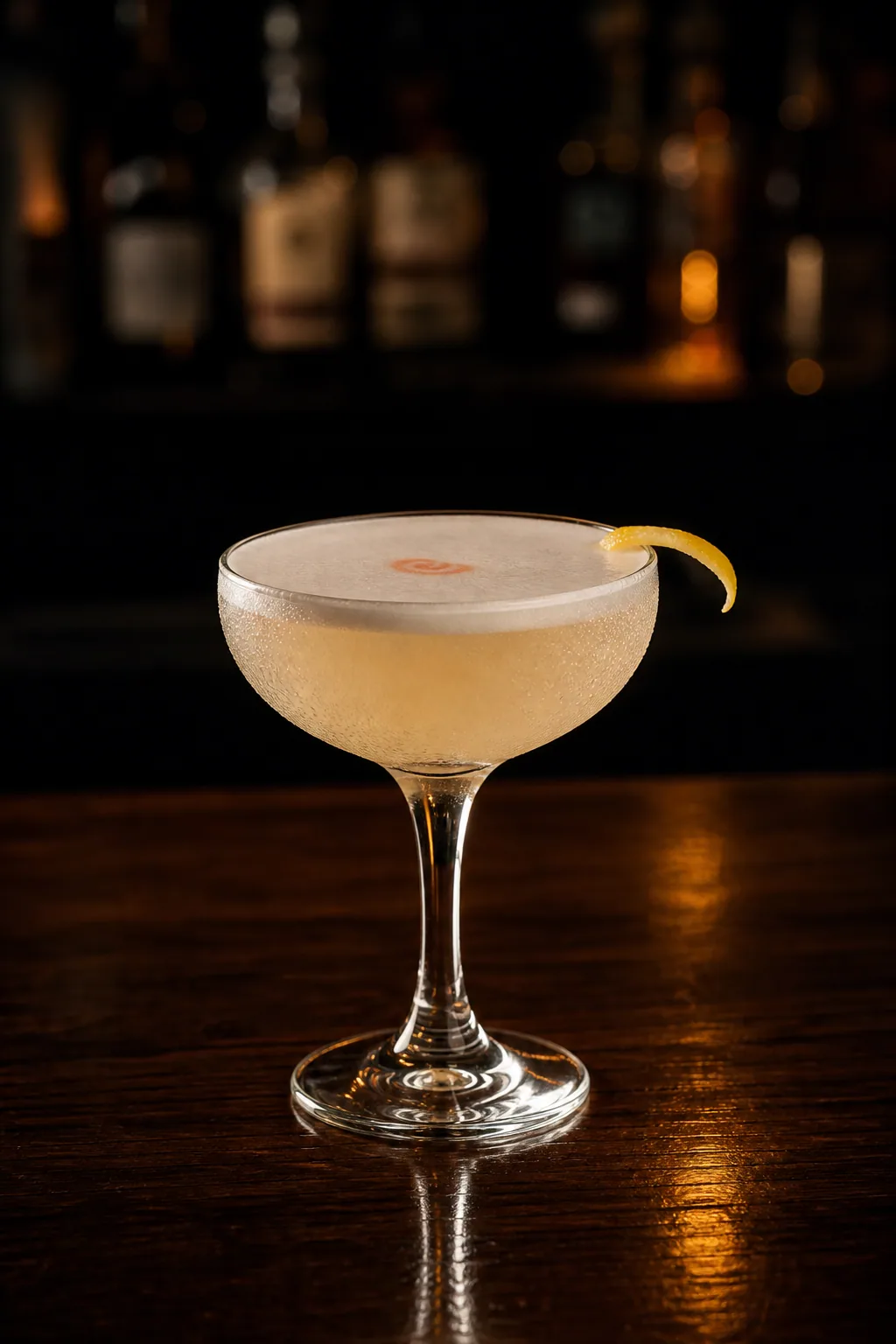 Army & Navy i coupe med ljust grumlig färg och citronzest
